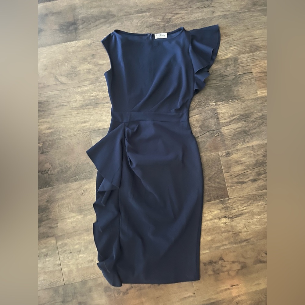 Navy cocktail dress